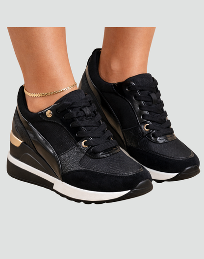 Dames Sportieve Wedge Sneakers Met Dempende Zool