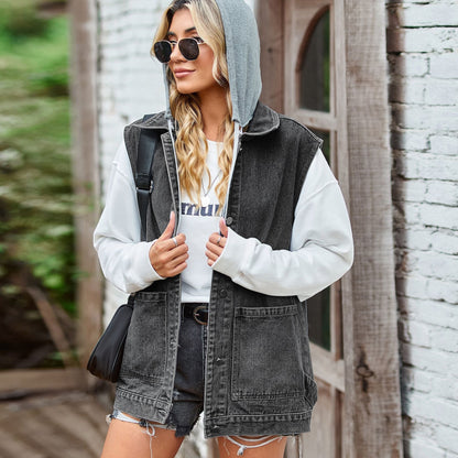 Pilar - Mouwloos Denim Vest voor Dames