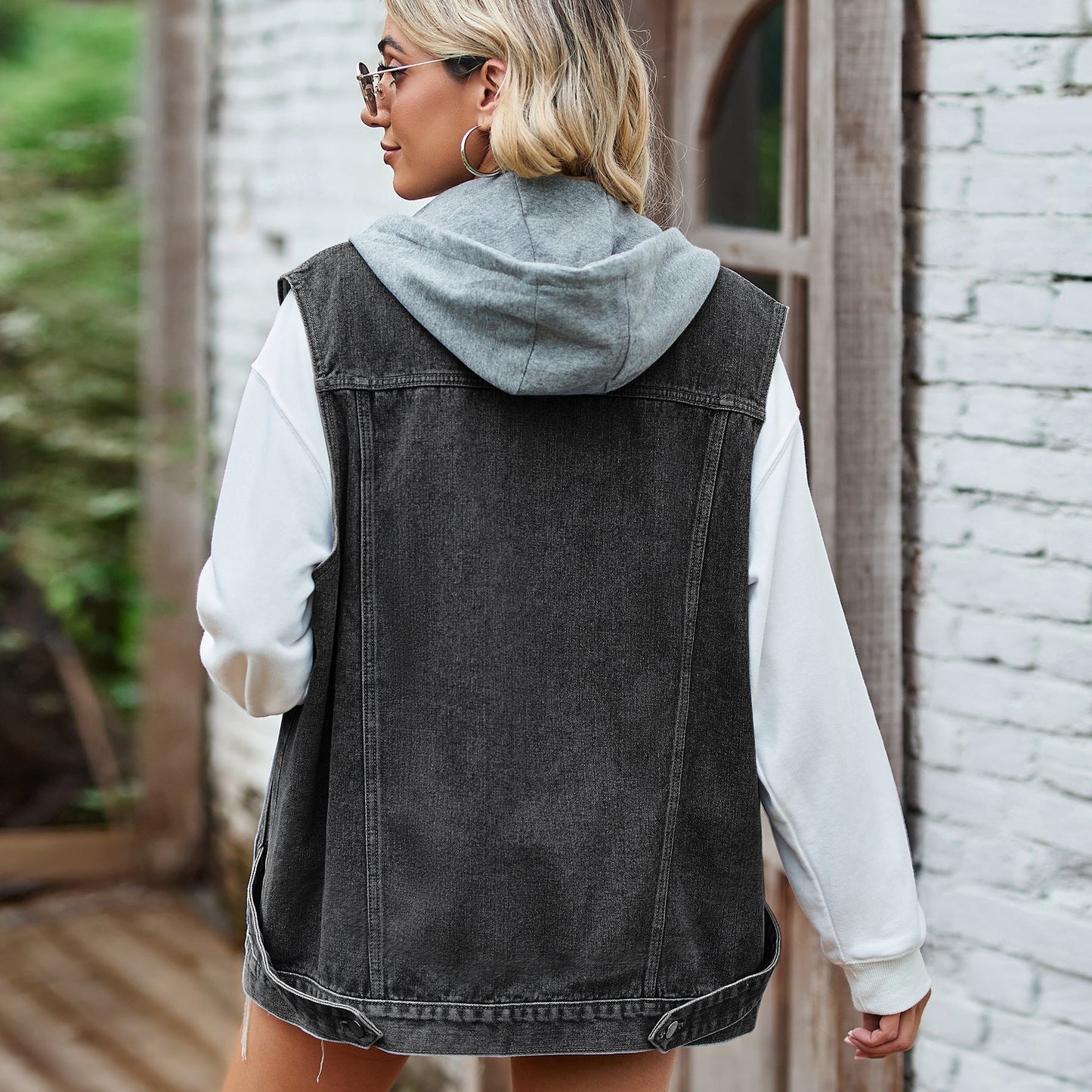 Pilar - Mouwloos Denim Vest voor Dames