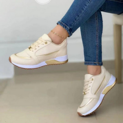 Sabella - Stijlvolle Orthopedische Sneakers met veter