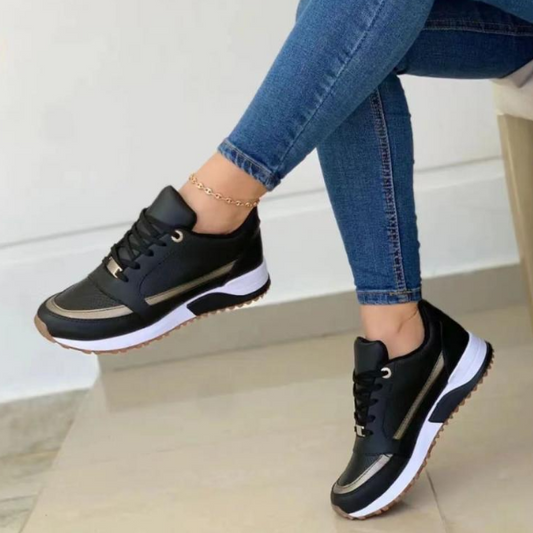 Sabella - Stijlvolle Orthopedische Sneakers met veter