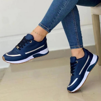 Sabella - Stijlvolle Orthopedische Sneakers met veter