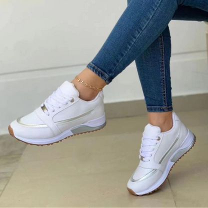Sabella - Stijlvolle Orthopedische Sneakers met veter