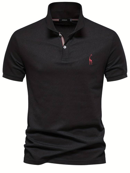 Heren Slim-Fit Poloshirt Met Subtiel Kraagdetail