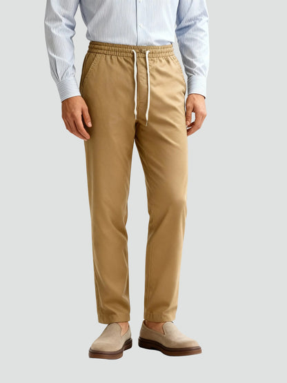 Heren Joggingbroek Met Elastische Taille En Trekkoord