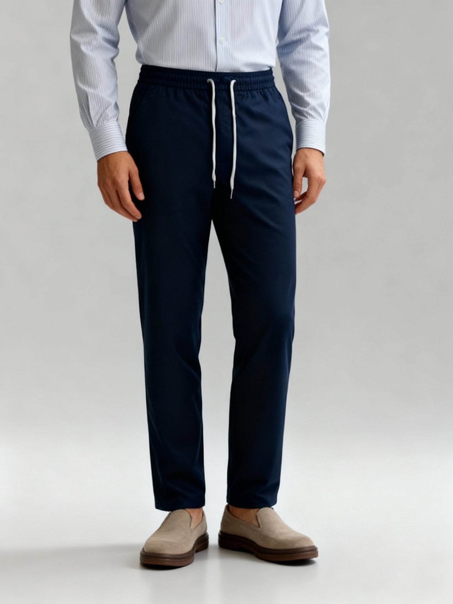 Heren Joggingbroek Met Elastische Taille En Trekkoord