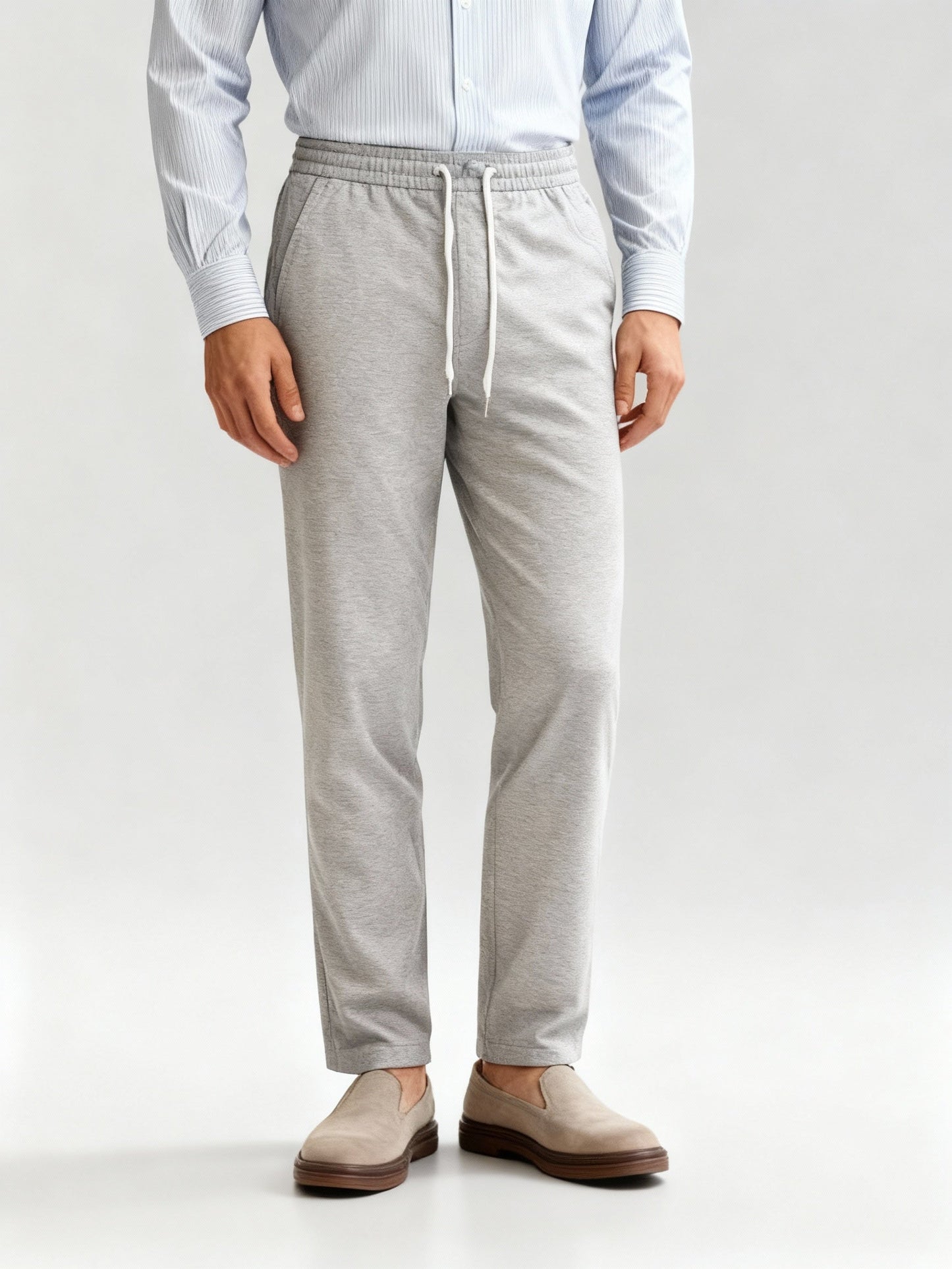 Heren Joggingbroek Met Elastische Taille En Trekkoord