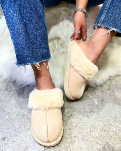 Winterse Fluffy Pantoffels met Anti-Slip Zool voor Dames
