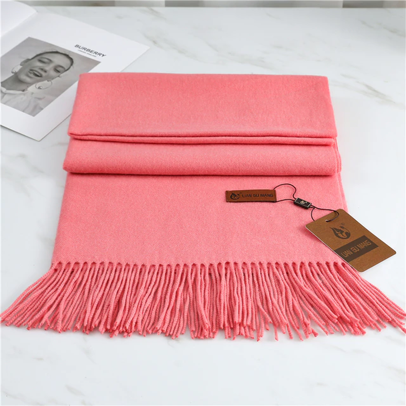 Winterse Fluffy Gebreide Sjaal voor Dames