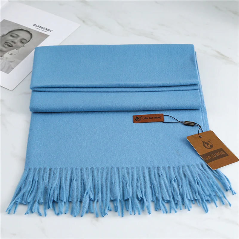 Winterse Fluffy Gebreide Sjaal voor Dames