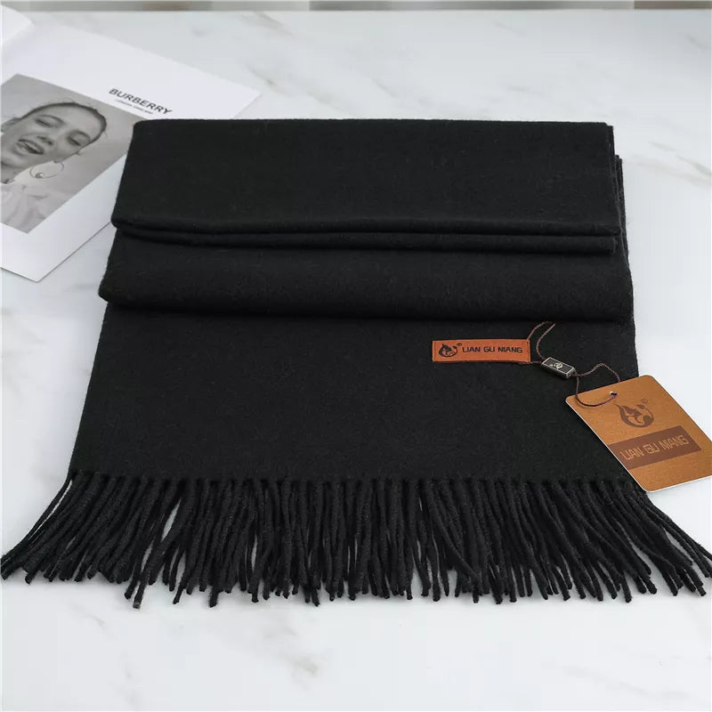 Winterse Fluffy Gebreide Sjaal voor Dames