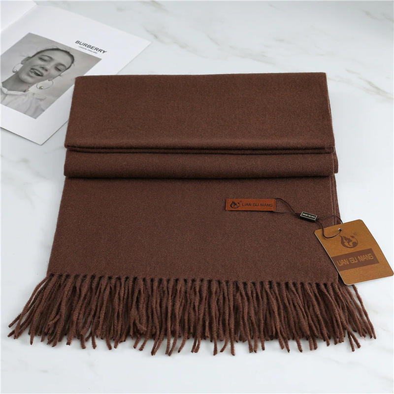 Winterse Fluffy Gebreide Sjaal voor Dames