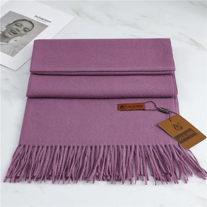 Winterse Fluffy Gebreide Sjaal voor Dames