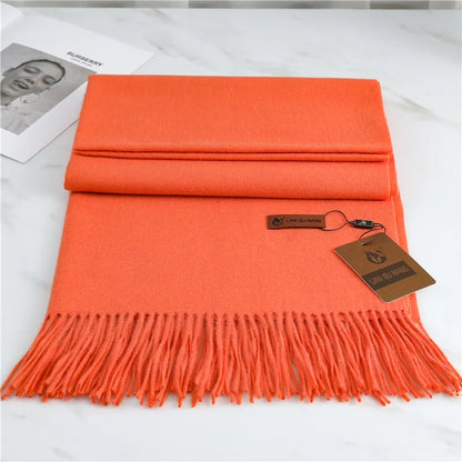Winterse Fluffy Gebreide Sjaal voor Dames