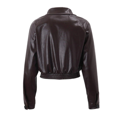 Gercy - Oversized Kunstleren Jas voor Dames