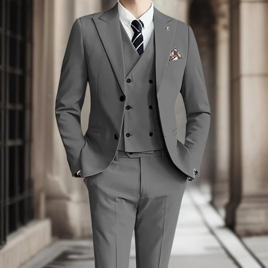 Herenpak 3-delig Suit Set Slim Fit met voor Bruiloft en Zakelijk