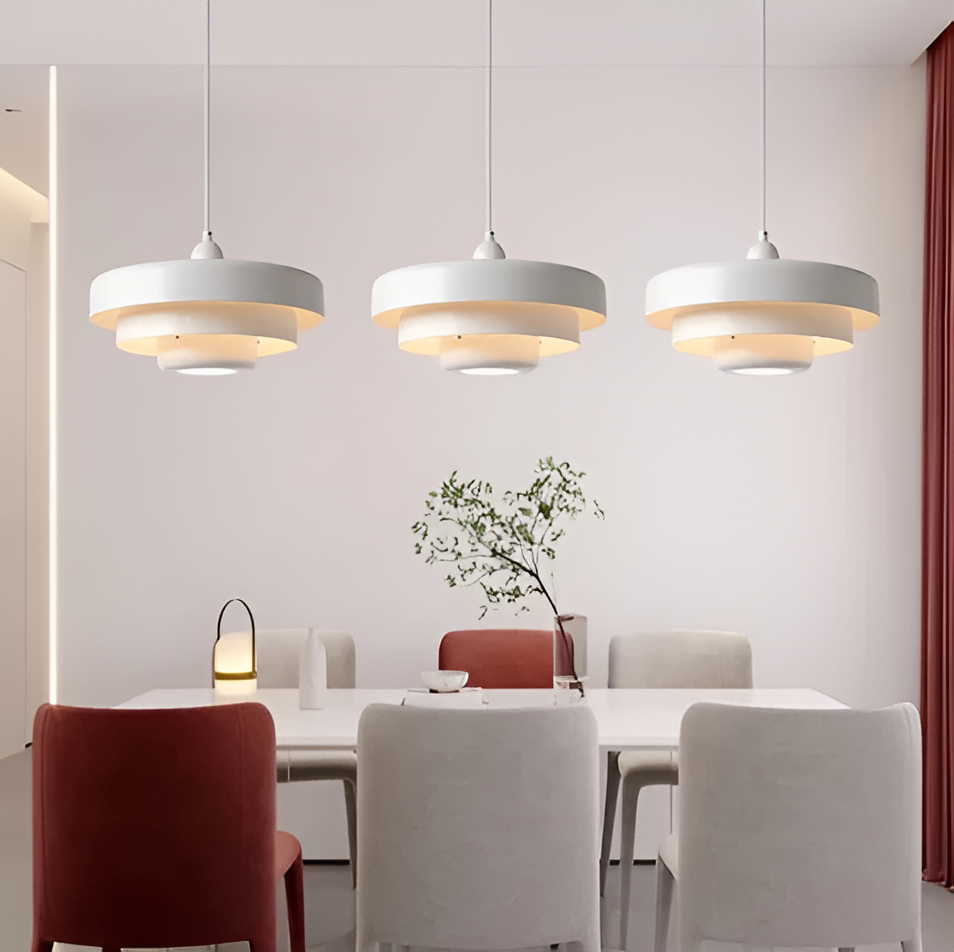Retro Hanglamp Van Metaal In Scandinavisch Design