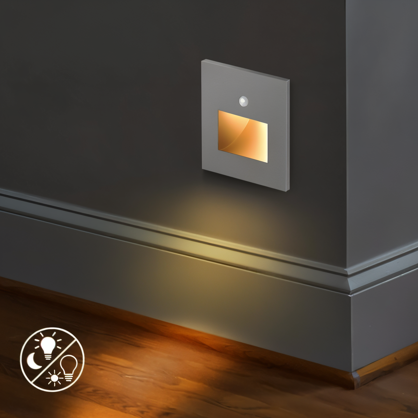 Inbouw Wandlamp Met Bewegingssensor Voor Trapverlichting