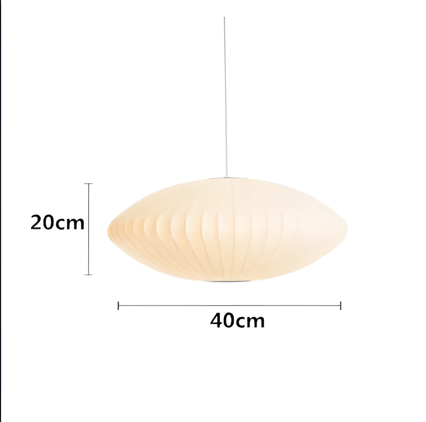 Ronde Stoffen Bubble Hanglamp