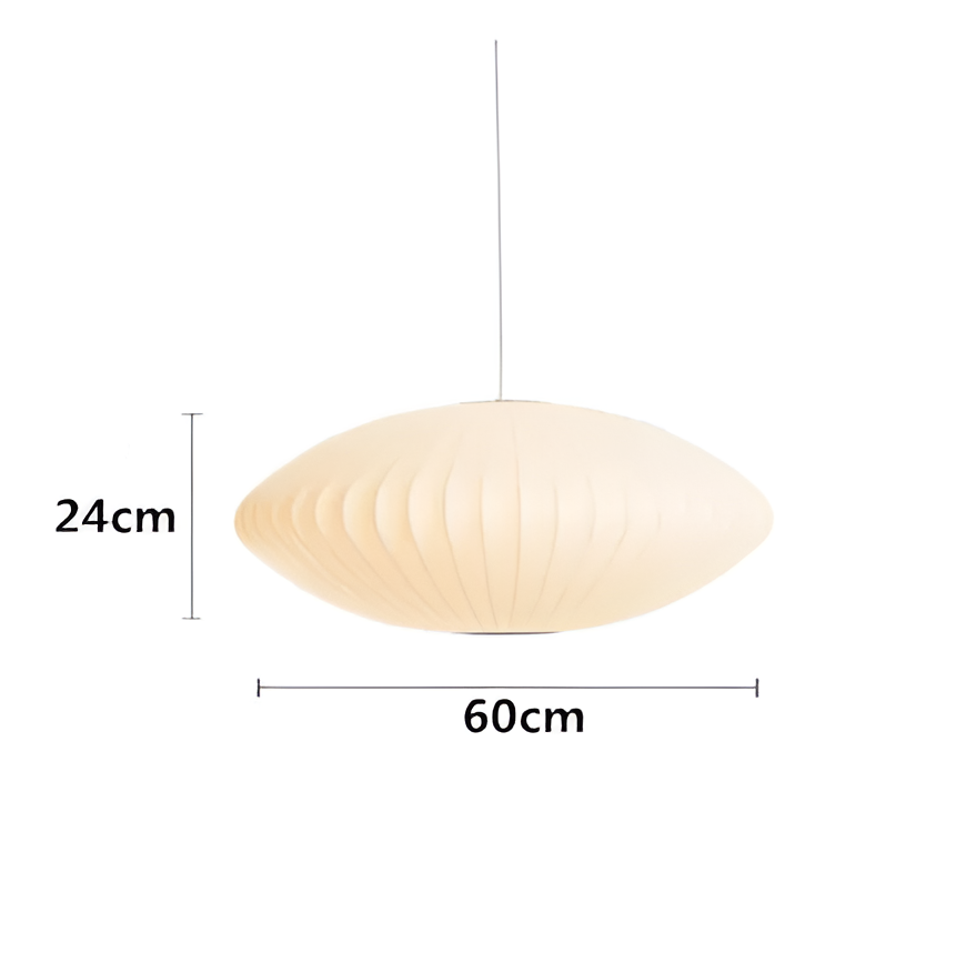 Ronde Stoffen Bubble Hanglamp