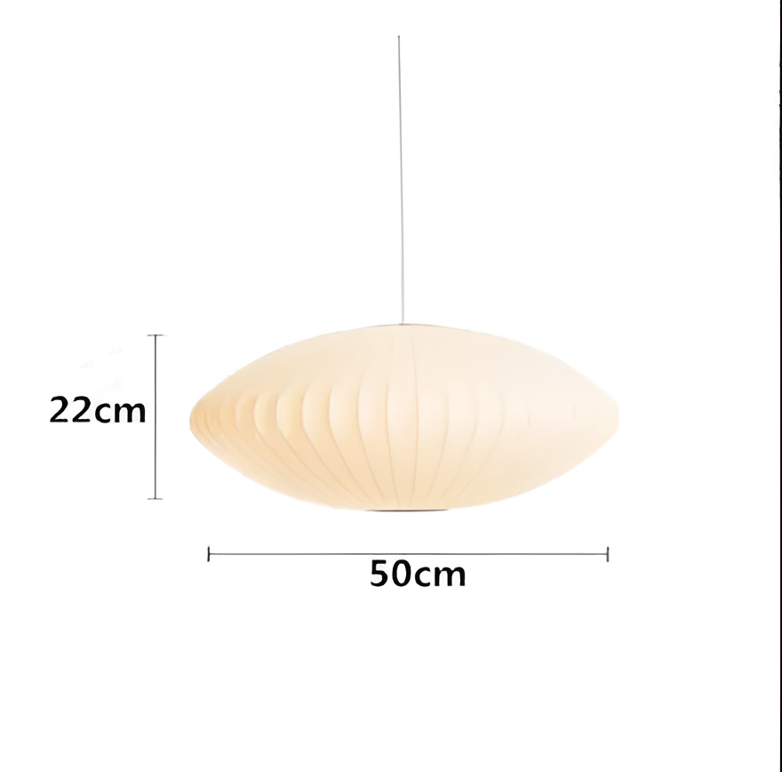 Ronde Stoffen Bubble Hanglamp