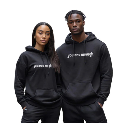 Unisex Hoodie Met Quote Tekstprint 'You Are Enough'