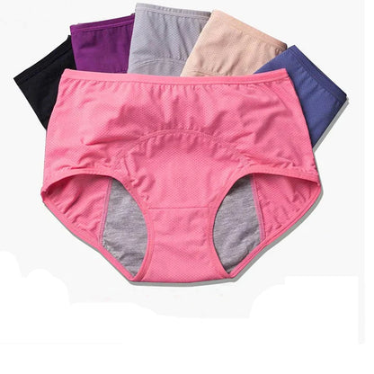 Menstruatieslip voor Vrouwen met Hoge Taille Lekvrij en Seamless Ondergoed