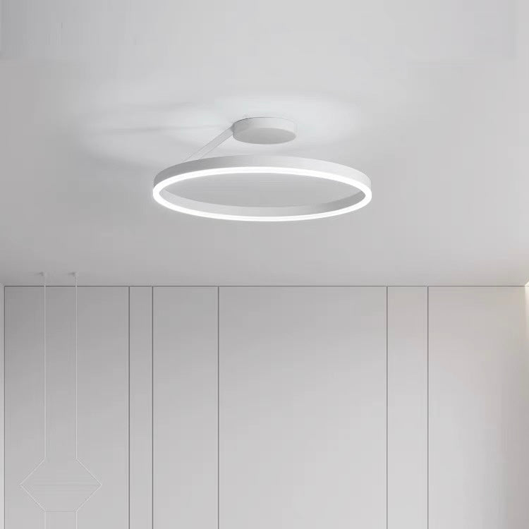 Ronde Scandinavische Plafondlamp Met Hangende LED-Ring