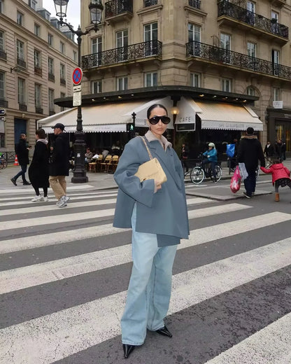 Alejandra - Oversized Blazer met Gestructureerde Schouders