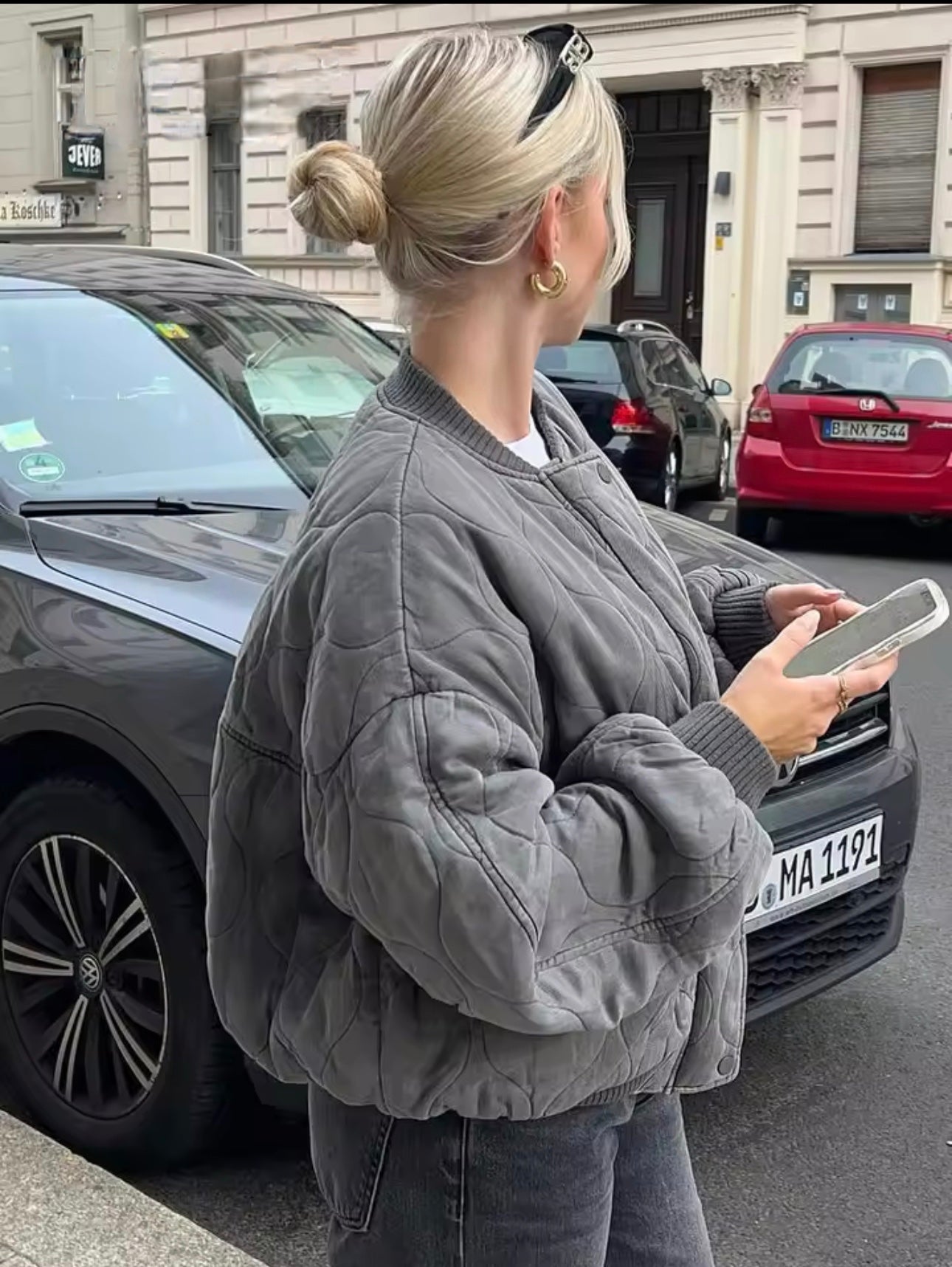 Lina - Bomberjack met Oversized Fit