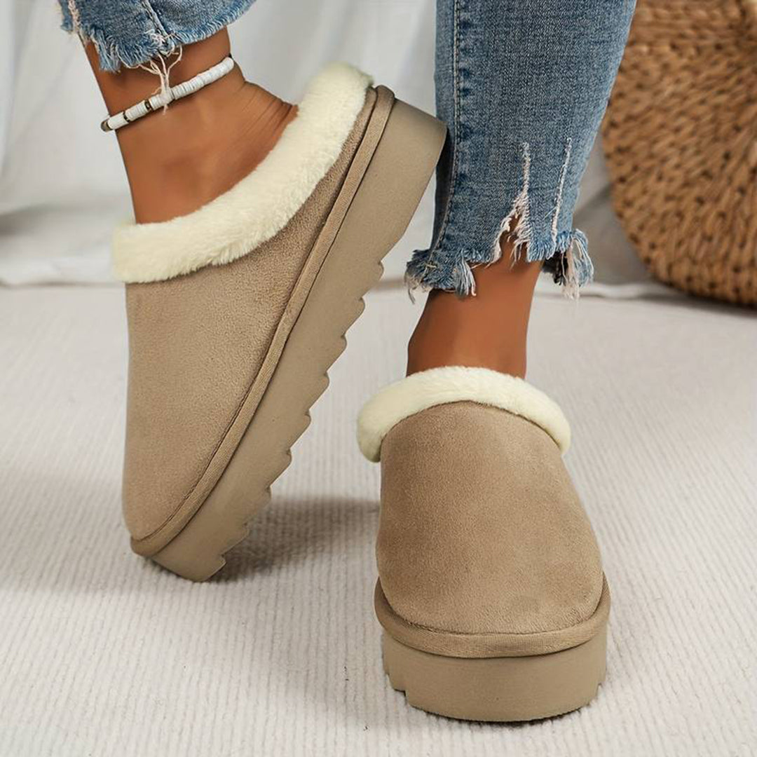 Dames Warme Winterpantoffels Met Comfortabele Voering