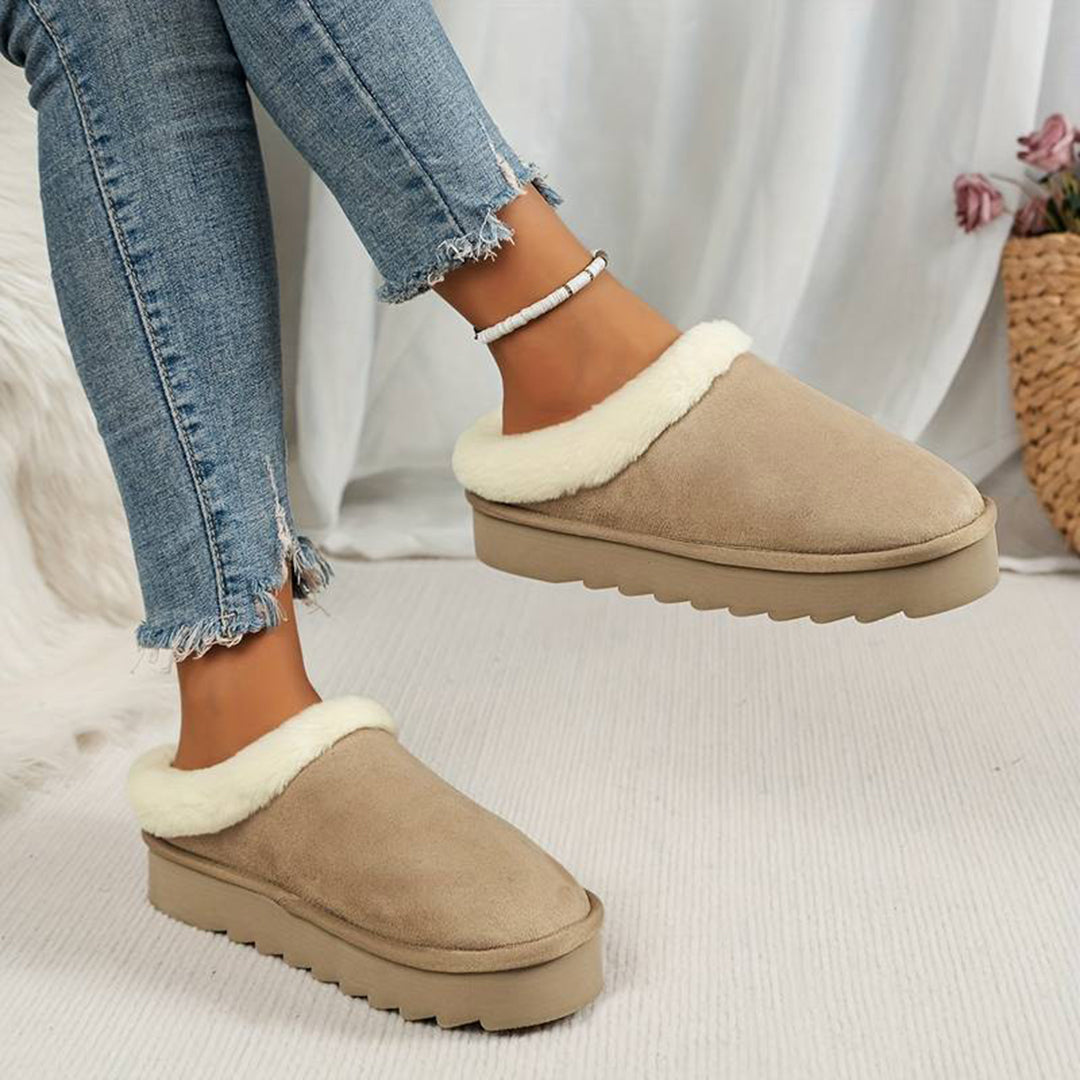 Dames Warme Winterpantoffels Met Comfortabele Voering
