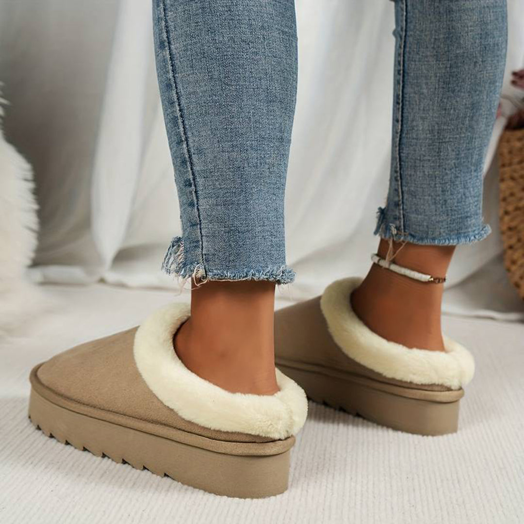 Dames Warme Winterpantoffels Met Comfortabele Voering