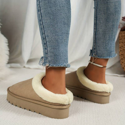 Dames Warme Winterpantoffels Met Comfortabele Voering