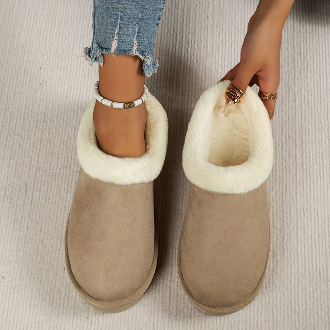Dames Warme Winterpantoffels Met Comfortabele Voering