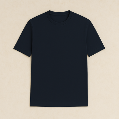 Basic Heren T-shirt met Ronde Hals van Zacht Katoen