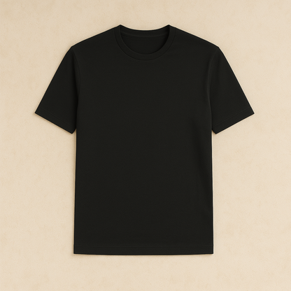 Basic Heren T-shirt met Ronde Hals van Zacht Katoen