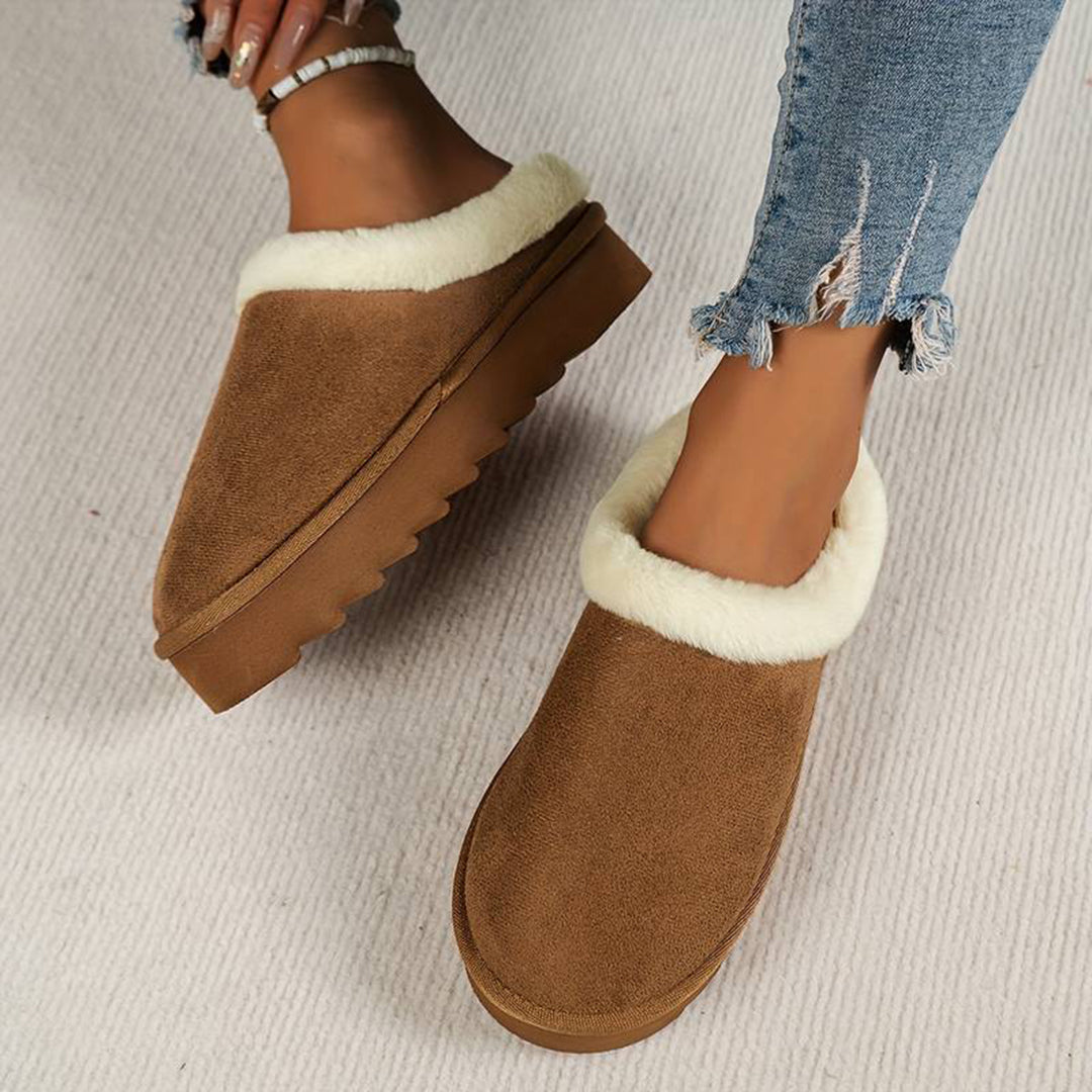Dames Warme Winterpantoffels Met Comfortabele Voering