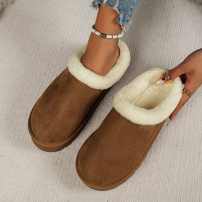 Dames Warme Winterpantoffels Met Comfortabele Voering