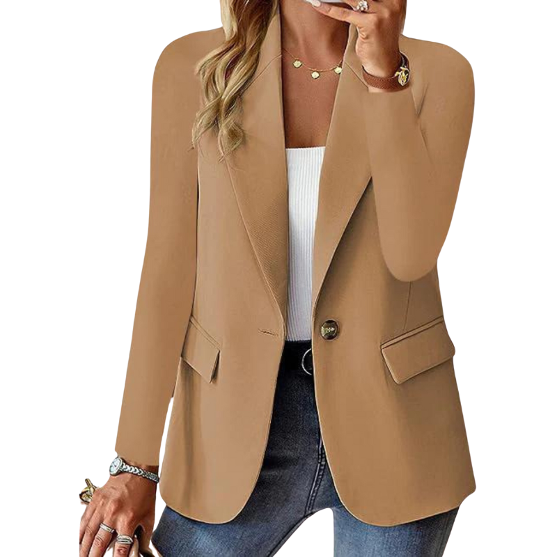 Ella - Elegante blazer met één knoop en getailleerde pasvorm