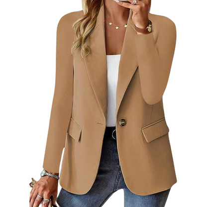 Ella - Elegante blazer met één knoop en getailleerde pasvorm