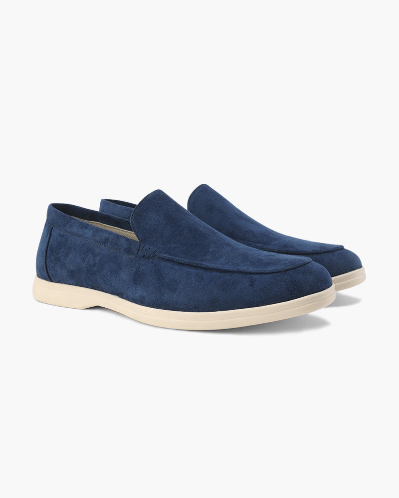 Heren 3 Delige Set Half Zip Trui met Broek en Loafers