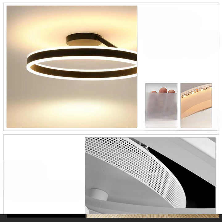 Ronde Scandinavische Plafondlamp Met Hangende LED-Ring
