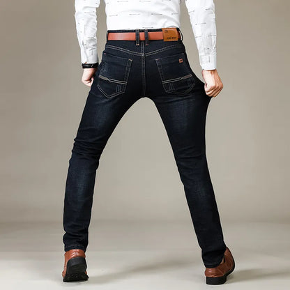 Stretch Jeans voor Heren Slim Fit Comfortabele Spijkerbroek
