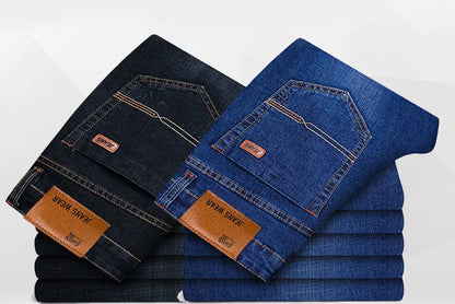 Stretch Jeans voor Heren Slim Fit Comfortabele Spijkerbroek