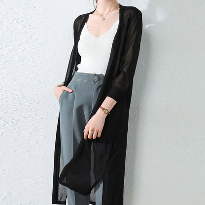 Lentefris Casual Maxi Vest voor Vrouwen