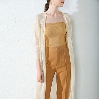 Lentefris Casual Maxi Vest voor Vrouwen