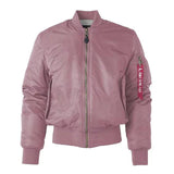 Romy – Trendy Bomberjack voor Dames van Nylon met Ritsdetails