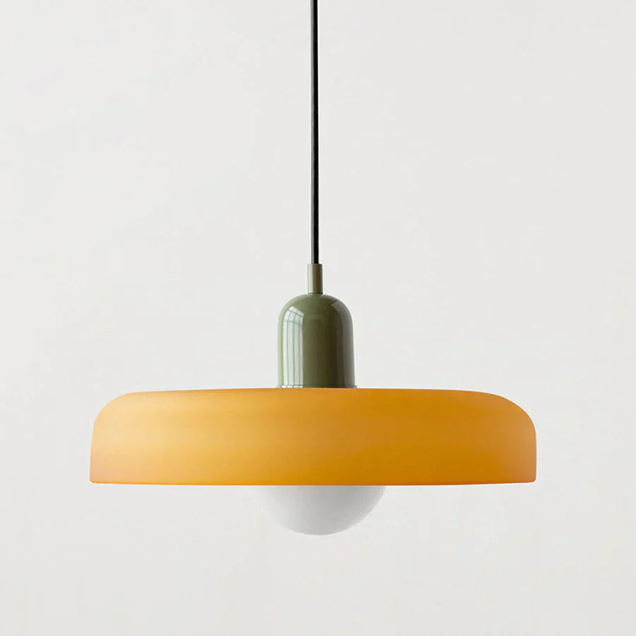 Scandinavische Hanglamp Met Glazen Afwerking