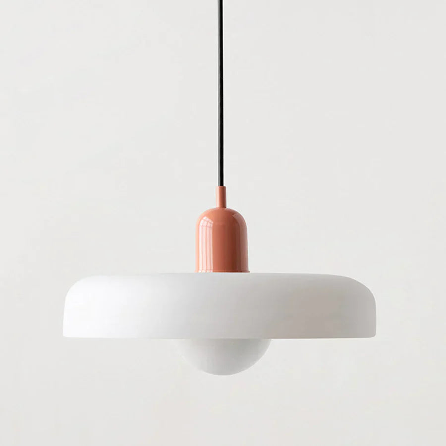 Scandinavische Hanglamp Met Glazen Afwerking